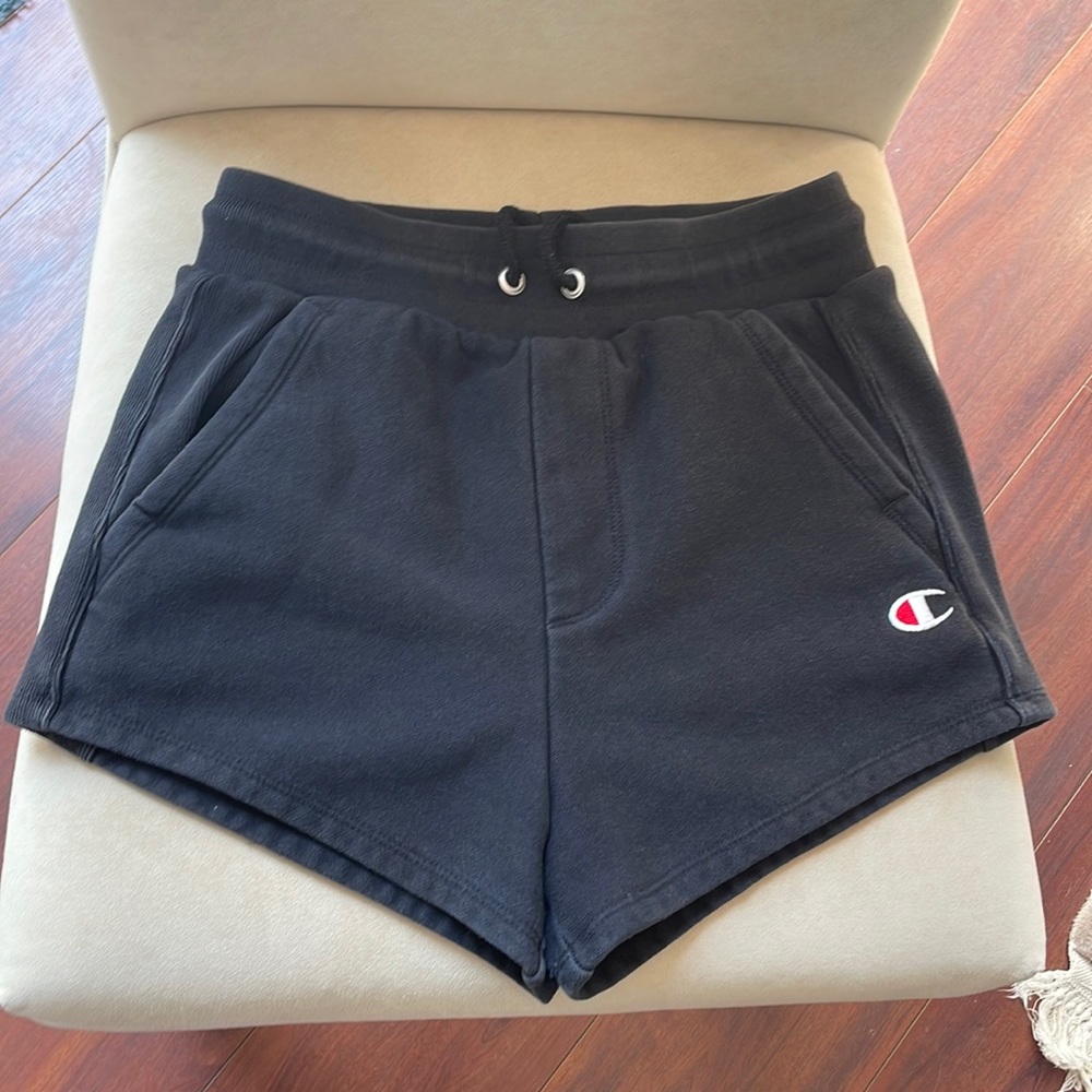 Small black Champion shorts